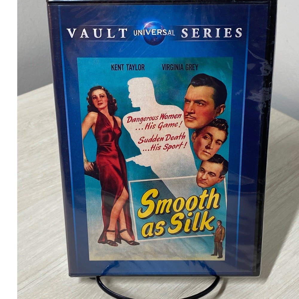 NEW Smooth as Silk DVD Universal Vault Series Kent Taylor Virginia Grey Noir